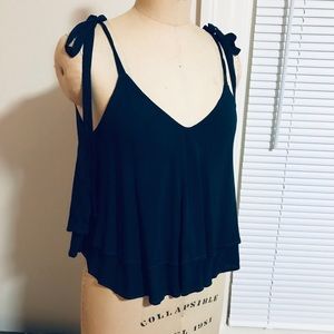 Blue Life Tie-Shoulder Tank